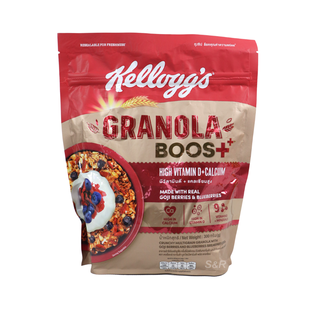 Kellogg's Granola Boost with Goji Berries & Blueberries Breakfast Cereal 300g